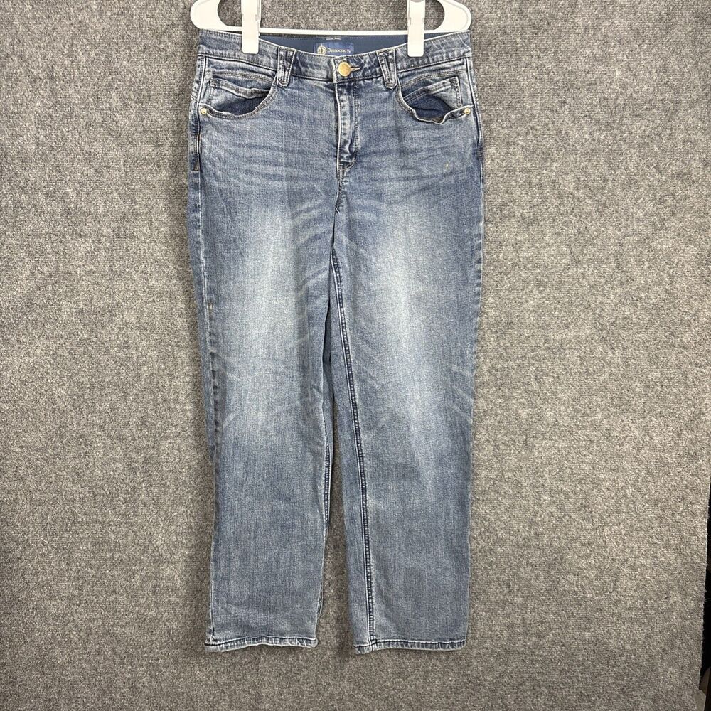 Democracy Jeans Womens Size 10P Blue Straight Flawed
